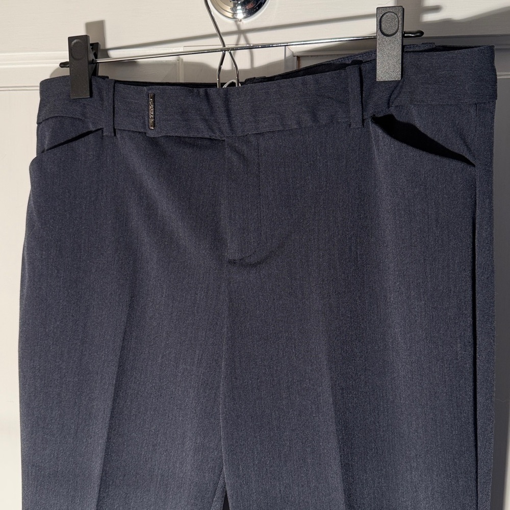 Calvin Klein Dark Toned Blue/ Charcoal Gray Dress Pants
